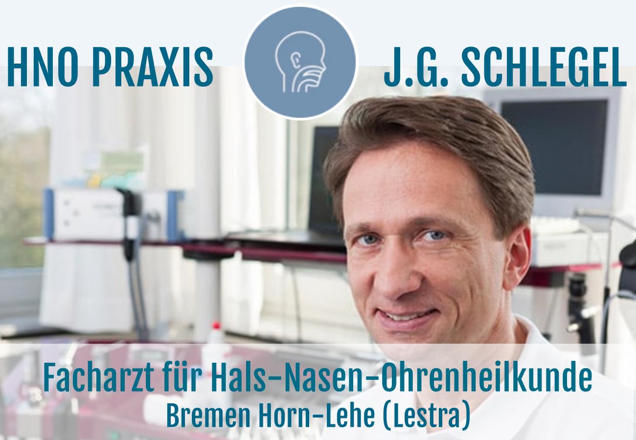 HNO-Facharzt Jörg Guido Schlegel, Bremen Horn, im Lestragebäude